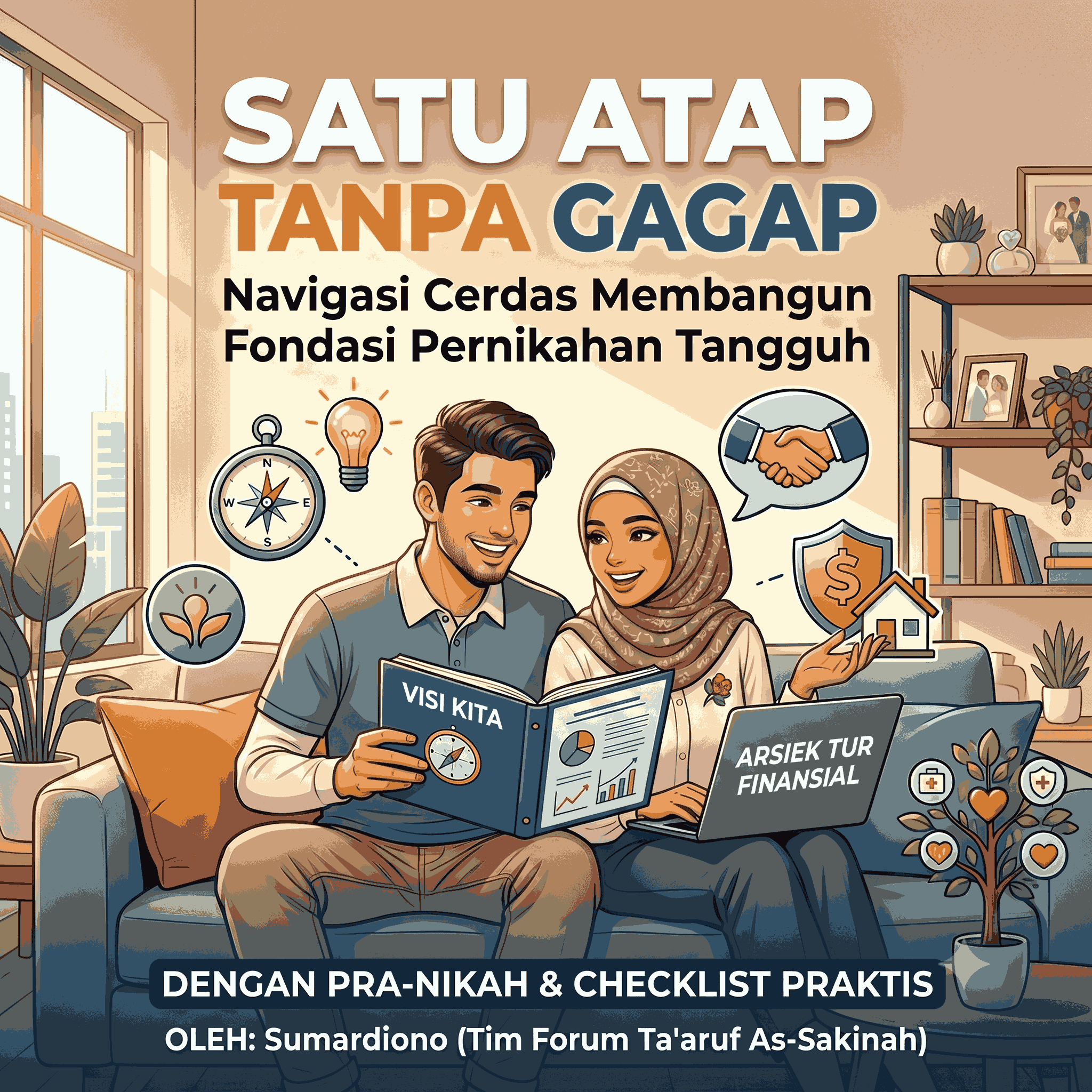 Satu Atap Tanpa Gagap : Navigasi Cerdas Membangun Fondasi Pernikahan Tangguh